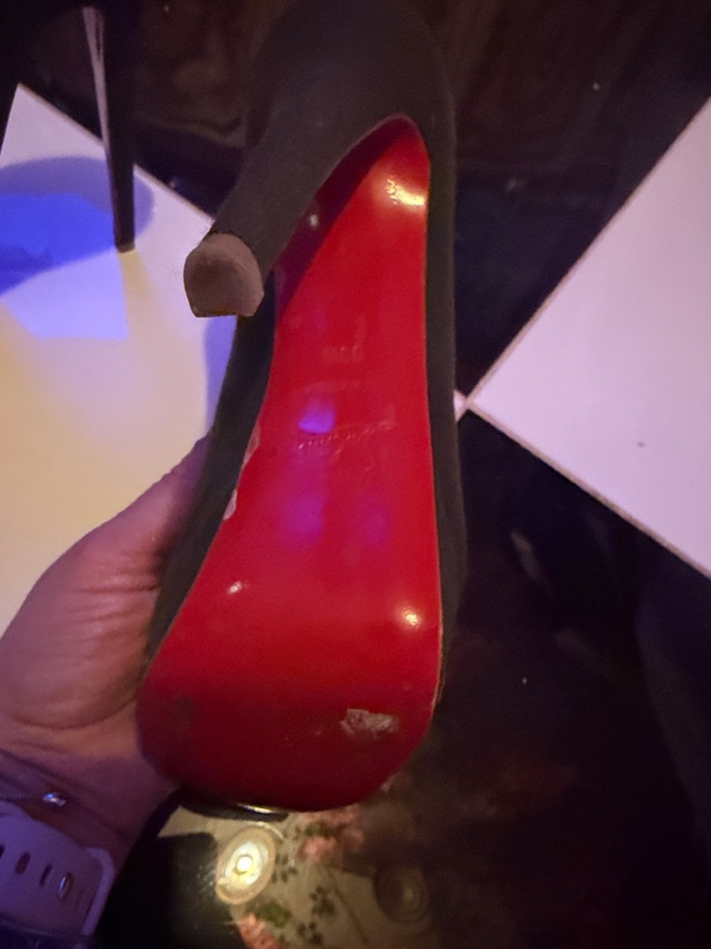 Christian Louboutin Vintage Green Peep-Toe Platform Booties size 39.5 - Picture 2 of 5